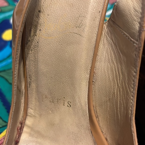 🎉Christian louboutin platform wedge heels. Size 5.5 - Picture 5 of 5